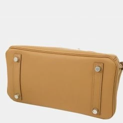 Hermes Biscuit Swift Birkin 25 For Women -Deals Hermes Store luxury women hermes used handbags p694674 004