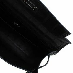 Hermes Black Alligator Palladium Kelly Pochette For Women 16 Hermes Black Alligator Palladium Kelly Pochette For Women -Deals Hermes Store luxury women hermes used handbags p71472 006