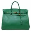 Hermes Green Epsom Leather Gold Hardware Birkin 40 Bag For Women 1 Hermes Green Epsom Leather Gold Hardware Birkin 40 Bag For Women -Deals Hermes Store luxury women hermes used handbags p71477 001