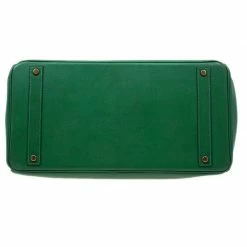 Hermes Green Epsom Leather Gold Hardware Birkin 40 Bag For Women -Deals Hermes Store luxury women hermes used handbags p71477 005
