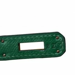 Hermes Green Epsom Leather Gold Hardware Birkin 40 Bag For Women -Deals Hermes Store luxury women hermes used handbags p71477 007