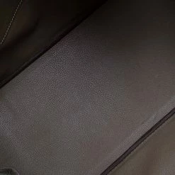 Hermes Etain Clemence Leather Palladium Hardware Shoulder Birkin 42 Bag For Women -Deals Hermes Store luxury women hermes used handbags p76182 006