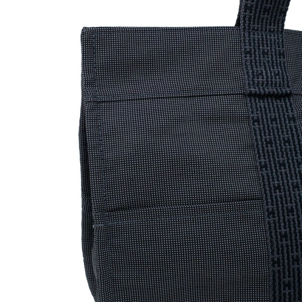 Hermes Grey Canvas Herline Tote MM For Women 10 Hermes Grey Canvas Herline Tote MM For Women - Image 8