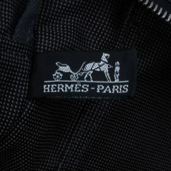 Hermes Grey Canvas Herline Tote MM For Women 29 Hermes Grey Canvas Herline Tote MM For Women -Deals Hermes Store luxury women hermes used handbags p7632 014