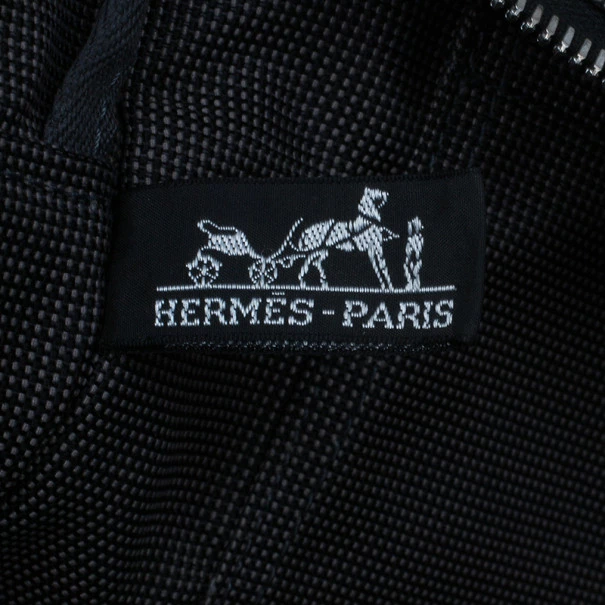 Hermes Grey Canvas Herline Tote MM For Women 16 Hermes Grey Canvas Herline Tote MM For Women - Image 14