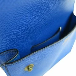 Hermes Blue Couchevel Pochette Green Bumbag For Women 22 Hermes Blue Couchevel Pochette Green Bumbag For Women -Deals Hermes Store luxury women hermes used handbags p78645 009