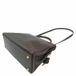 Hermes Ebene Veau Gulliver Leather Gold Hardware Kelly Retourne 32 For Women 20 Hermes Ebene Veau Gulliver Leather Gold Hardware Kelly Retourne 32 For Women -Deals Hermes Store luxury women hermes used handbags p80003 003