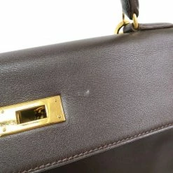 Hermes Ebene Veau Gulliver Leather Gold Hardware Kelly Retourne 32 For Women 21 Hermes Ebene Veau Gulliver Leather Gold Hardware Kelly Retourne 32 For Women -Deals Hermes Store luxury women hermes used handbags p80003 004