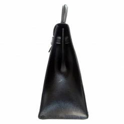 Hermes Black Leather Box Calf Leather Kelly 32 Bag For Women -Deals Hermes Store luxury women hermes used handbags p83242 0002