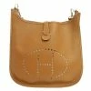 Hermes Brown Clemence Leather Evelyne III GM Bag For Women -Deals Hermes Store luxury women hermes used handbags p83243 001