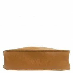 Hermes Brown Clemence Leather Evelyne III GM Bag For Women -Deals Hermes Store luxury women hermes used handbags p83243 004