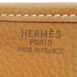 Hermes Brown Clemence Leather Evelyne III GM Bag For Women -Deals Hermes Store luxury women hermes used handbags p83243 006