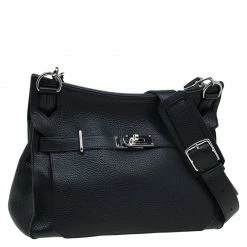 Hermes Black Taurillon Clemence Leather Jypsiere 34 Bag For Women -Deals Hermes Store luxury women hermes used handbags p87981 003