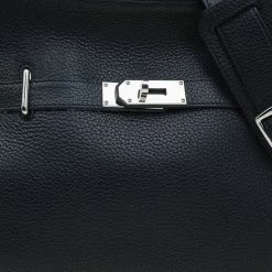 Hermes Black Taurillon Clemence Leather Jypsiere 34 Bag For Women -Deals Hermes Store luxury women hermes used handbags p87981 005