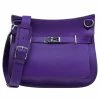 Hermes Purple Clemence Taurillon Jypsiere Messenger Bag 34CM For Women -Deals Hermes Store luxury women hermes used handbags p88946 001
