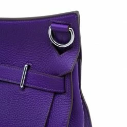 Hermes Purple Clemence Taurillon Jypsiere Messenger Bag 34CM For Women 24 Hermes Purple Clemence Taurillon Jypsiere Messenger Bag 34CM For Women -Deals Hermes Store luxury women hermes used handbags p88946 006