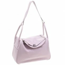 Hermes Pink Swift Leather Palladium Plated Lindy 34 Bag For Women 18 Hermes Pink Swift Leather Palladium Plated Lindy 34 Bag For Women -Deals Hermes Store luxury women hermes used handbags p93286 003