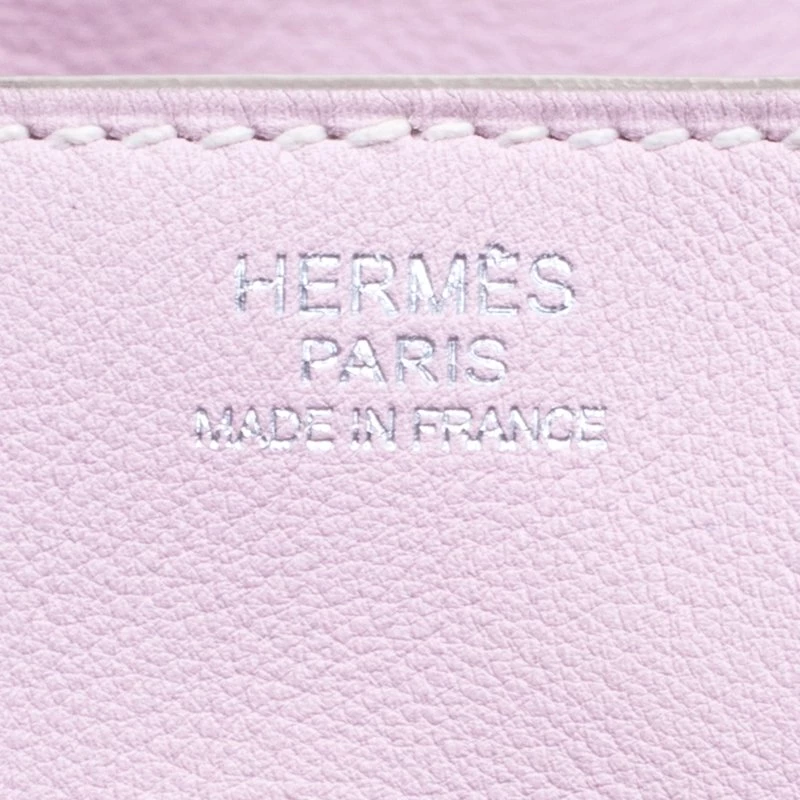 Hermes Pink Swift Leather Palladium Plated Lindy 34 Bag For Women 11 Hermes Pink Swift Leather Palladium Plated Lindy 34 Bag For Women - Image 9