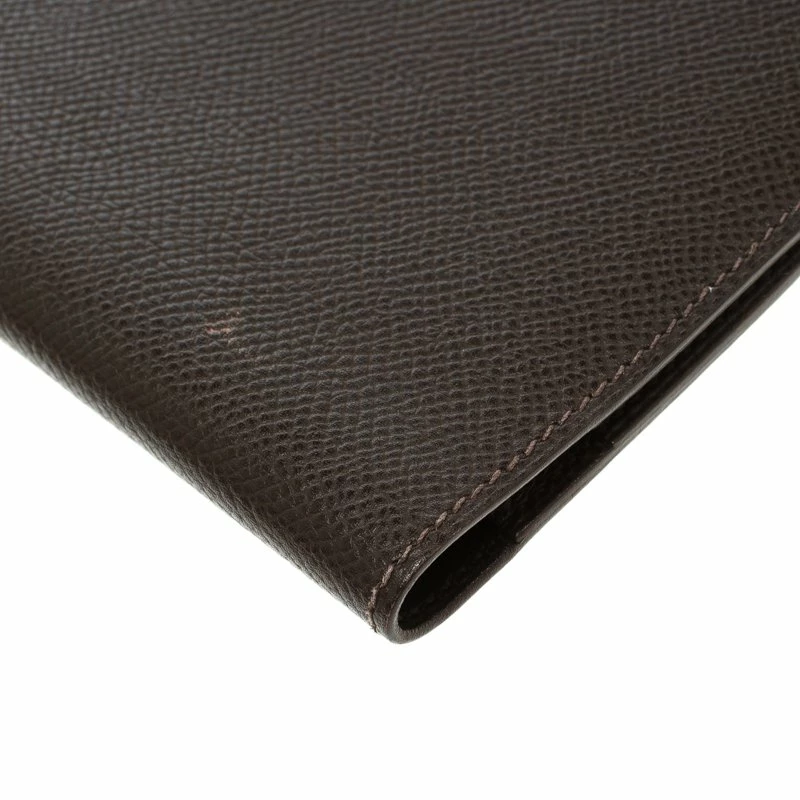 Hermes Cacao Epsom Leather Long Twill Wallet For Women 12 Hermes Cacao Epsom Leather Long Twill Wallet For Women - Image 10