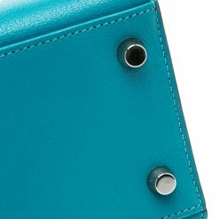 Hermes Blue Paon Chevre De Coromandel Leather Palladium Hardware Kelly Sellier 25 Bag For Women 25 Hermes Blue Paon Chevre De Coromandel Leather Palladium Hardware Kelly Sellier 25 Bag For Women -Deals Hermes Store luxury women hermes used handbags p94670 012