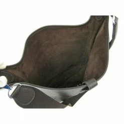 Hermes Chocolate Togo Leather Evelyne III TGM Bag For Women -Deals Hermes Store luxury women hermes used handbags p95802 003