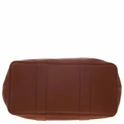 Hermes Brown Brique Fjord Leather Garden Party MM Tote For Women -Deals Hermes Store luxury women hermes used handbags p96310 006