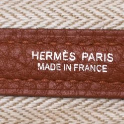 Hermes Brown Brique Fjord Leather Garden Party MM Tote For Women -Deals Hermes Store luxury women hermes used handbags p96310 009