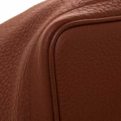 Hermes Brown Brique Fjord Leather Garden Party MM Tote For Women -Deals Hermes Store luxury women hermes used handbags p96310 011