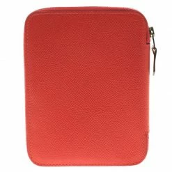 Hermes Rose Lipstick Epsom Leather Zip Globe Trotter Agenda For Women -Deals Hermes Store luxury women hermes used handbags p97124 004