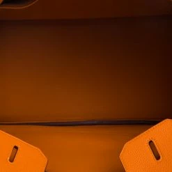 Hermes Orange Togo Leather Gold Hardware Birkin 35 Bag For Women -Deals Hermes Store luxury women hermes used handbags p97748 0007