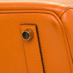 Hermes Orange Togo Leather Gold Hardware Birkin 35 Bag For Women -Deals Hermes Store luxury women hermes used handbags p97748 0012