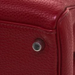 Hermes Ruby Togo Palladium Hardware Kelly Retourne 35 Bag For Women -Deals Hermes Store luxury women hermes used handbags p97750 012