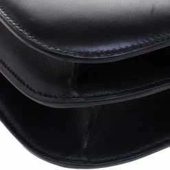 Hermes Black Box Calf Leather Gold Hardware Constance 29 Bag For Women -Deals Hermes Store luxury women hermes used handbags p97752 0011