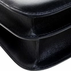 Hermes Black Box Calf Leather Gold Hardware Constance 23 Bag For Women -Deals Hermes Store luxury women hermes used handbags p99039 011