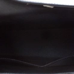 Hermes Black Box Calf Leather Palladium Hardware Kelly Sellier 28 Bag For Women -Deals Hermes Store luxury women hermes used handbags p99491 007