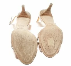 Hermes Metallic Bronze Leather Night Slingback Sandals Size 39.5 For Women 15 Hermes Metallic Bronze Leather Night Slingback Sandals Size 39.5 For Women -Deals Hermes Store luxury women hermes used shoes p176447 001