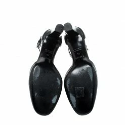 Hermes Black Leather Lady 70 Ankle Strap Sandals Size 38 For Women 15 Hermes Black Leather Lady 70 Ankle Strap Sandals Size 38 For Women -Deals Hermes Store luxury women hermes used shoes p198469 001