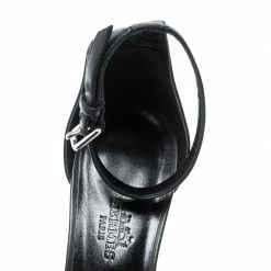 Hermes Black Leather Lady 70 Ankle Strap Sandals Size 38 For Women 16 Hermes Black Leather Lady 70 Ankle Strap Sandals Size 38 For Women -Deals Hermes Store luxury women hermes used shoes p198469 003