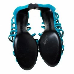 Hermes Blue Suede Strappy Peep Toe Sandals Size 38 For Women 15 Hermes Blue Suede Strappy Peep Toe Sandals Size 38 For Women -Deals Hermes Store luxury women hermes used shoes p217491 002