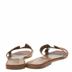 Hermes Brown Leather Oran Slip On Slides Size 41 For Women 14 Hermes Brown Leather Oran Slip On Slides Size 41 For Women -Deals Hermes Store luxury women hermes used shoes p217668 003