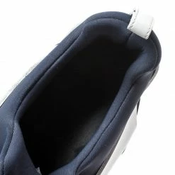 Hermes Navy Blue/White Fabric And Leather Player Sneakers Size 38 For Women -Deals Hermes Store luxury women hermes used shoes p223186 005