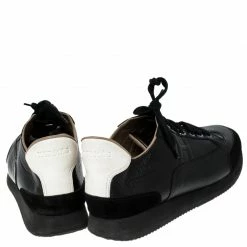 Hermes Black Leather And Suede Trail Sneakers Size 38.5 For Women -Deals Hermes Store luxury women hermes used shoes p237947 002