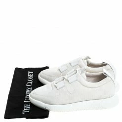 Hermes White Mesh Team Sneakers Size 38 For Women -Deals Hermes Store luxury women hermes used shoes p242529 008