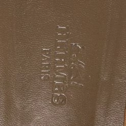 Hermes Brown Leather Rivage Chain Detail Slip On Flats Size 39 For Women -Deals Hermes Store luxury women hermes used shoes p247460 009