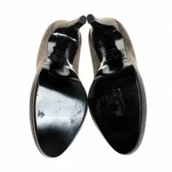 Hermes Khaki Suede Florida Pumps Size 39.5 For Women -Deals Hermes Store luxury women hermes used shoes p257160 001