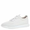 Hermes White Mesh Team Sneakers Size 43.5 For Women -Deals Hermes Store luxury women hermes used shoes p271026 008