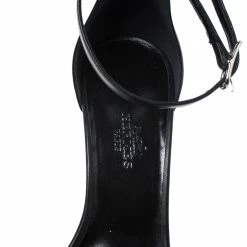 Hermes Black Leather Premiere Ankle Strap Sandals Size 36 For Women -Deals Hermes Store luxury women hermes used shoes p277146 004