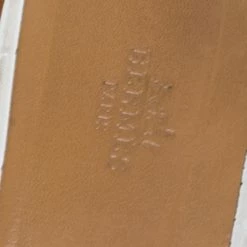 Hermes White Leather Oran Slide Sandals Size 40.5 For Women -Deals Hermes Store luxury women hermes used shoes p280465 004