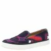 Hermes Multicolor Abstract Print Canvas Slip On Sneakers Size 38 For Women -Deals Hermes Store luxury women hermes used shoes p287781 002