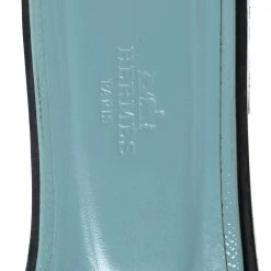 Hermes Light Blue Patent Leather Oran Flat Slides Size 38 For Women -Deals Hermes Store luxury women hermes used shoes p306696 005